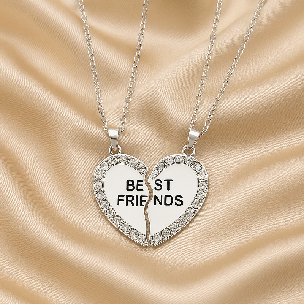 BFF vriendschap sieraden – kettingen met hart, puzzel & yin-yang in edelstaal (LGT JWLS)