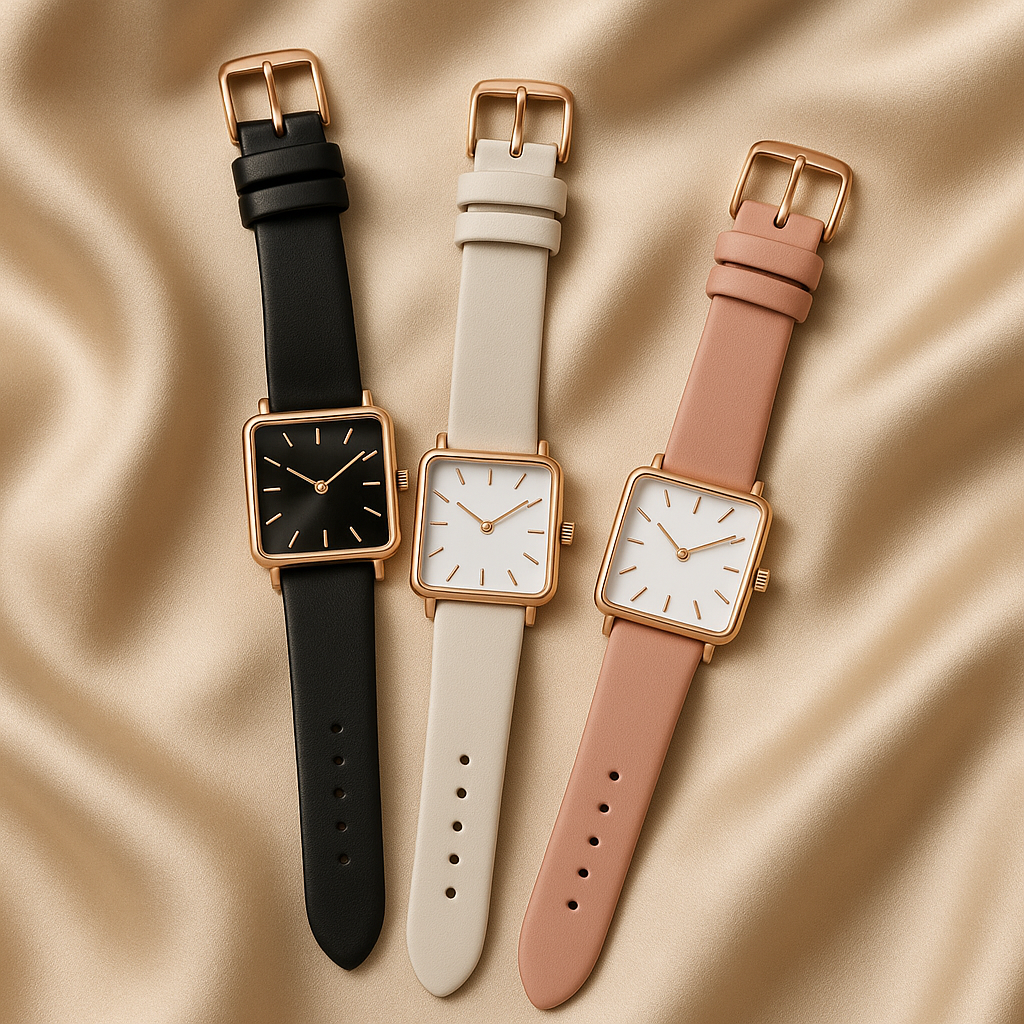 Dames horloges in staal, leer en mesh – moderne en klassieke stijlen