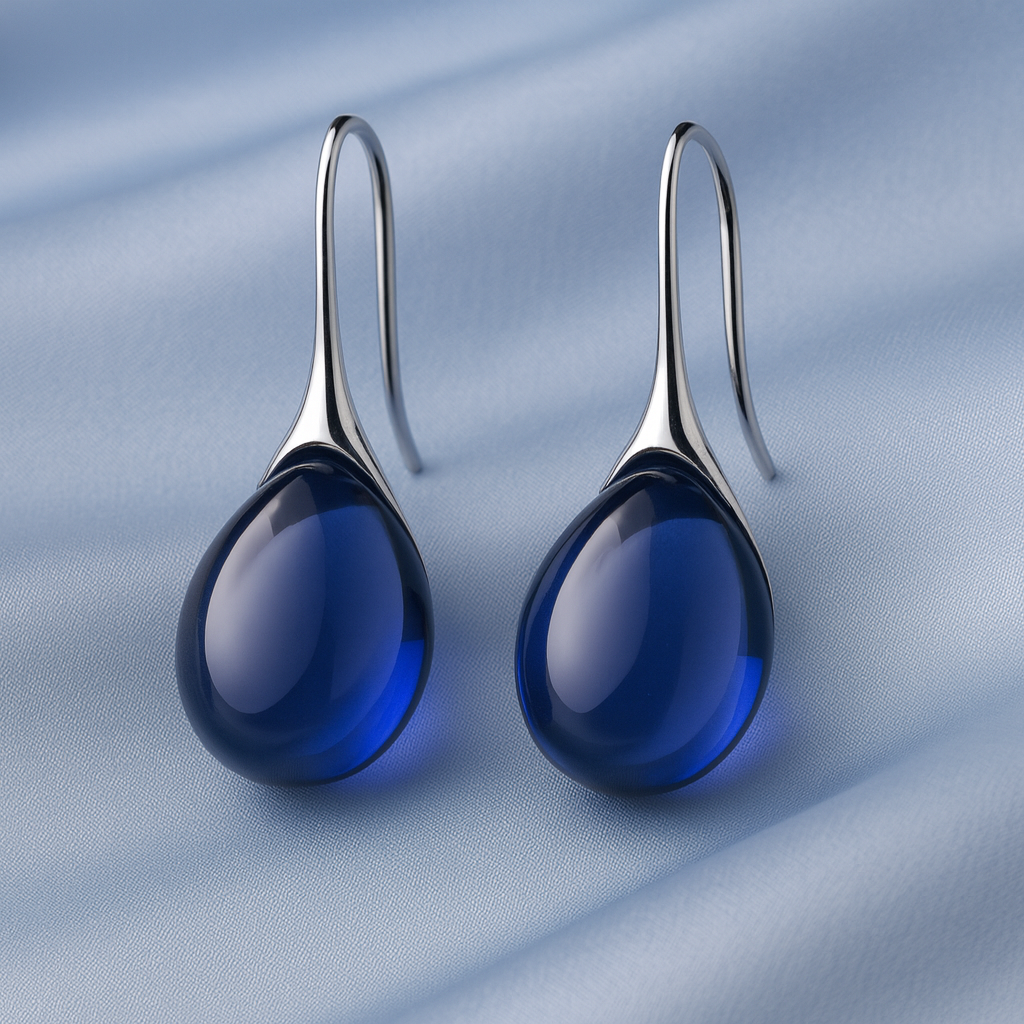 Druppel oorbellen – teardrop, zirkonia & 925 zilver