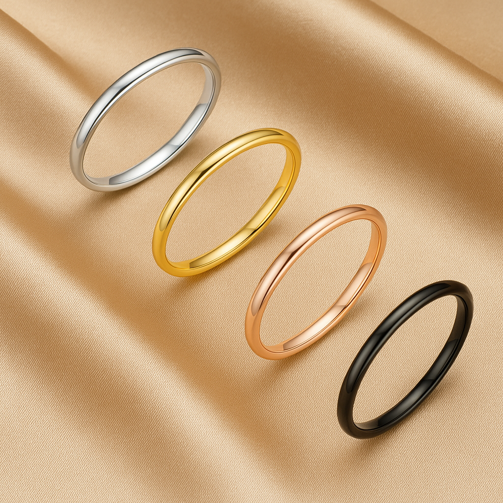 Minimalistische ringen dames – .925 zilver & edelstaal van Elenza en LGT JWLS