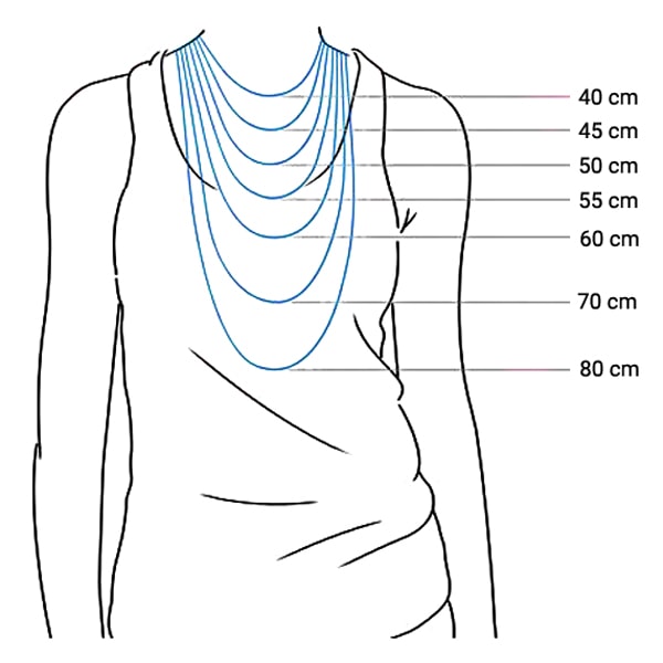 Ketting lengte Dames