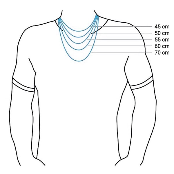Ketting lengte Heren
