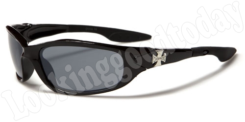 Choppers kinder zonnebril Biker Zwart