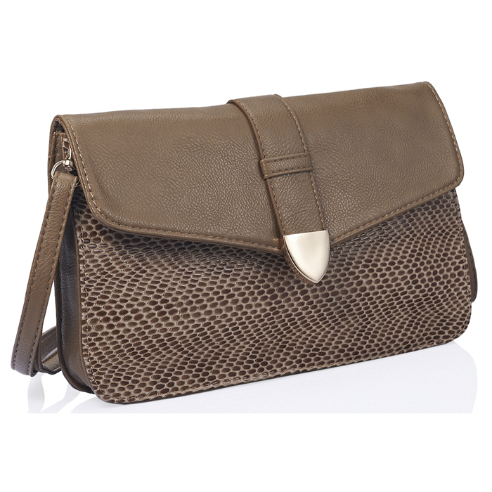 Clutch Tas Nancy Bruin huismerk kopen in de aanbieding