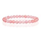 6mm Memphis Natuursteen Armband - Watermelon Crystal