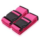 Bagageband - 2x Kofferriem Roze