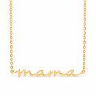 Cilla Jewels Goudkleurige Mama Ketting van Edelstaal