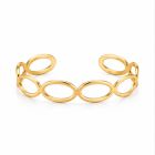 Cilla Jewels Goudkleurige Open Damesarmband met Ovale Schakels