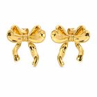 Cilla Jewels Goudkleurige Strik Oorknopjes met Lintdetail