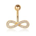 Cilla Jewels Navelpiercing van Titanium - Infinity Goud