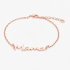 Cilla Jewels Roségoudkleurige Verstelbare Damesarmband met Mama Opschrift
