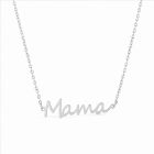 Cilla Jewels Zilverkleurige Mama Ketting van Edelstaal