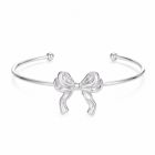 Cilla Jewels Zilverkleurige Open Damesarmband met Strik van Edelstaal