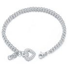 Cilla Jewels Dames Armband Kraalvormig met Hart Zilver
