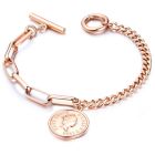 Cilla Jewels Dames Armband met Koningin Elizabeth Munt Rose