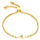 Cilla Jewels Dames Armband met Schuifsluiting en Kruis Goudkleurig