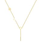 Cilla Jewels dames ketting Edelstaal Verguld Goudkleurig Bar T