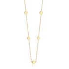 Cilla Jewels dames ketting Edelstaal Verguld Goudkleurig Muntjes