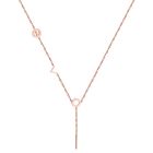 Cilla Jewels dames ketting Edelstaal Verguld Rose Bar T