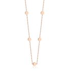 Cilla Jewels dames ketting Edelstaal Verguld Rose Muntjes