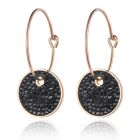 Cilla Jewels Damesoorbellen Black Crystal Storms