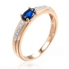 Cilla Jewels Damesring met Blauwe Zirkonia Steen