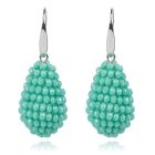 Cilla Jewels Druppel oorhangers Kristal Turquoise