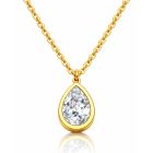 Cilla Jewels Ketting Dames Goudkleurig Druppel Zirkonia
