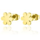 Cilla Jewels oorknoppen Edelstaal Bloem Goudkleurig