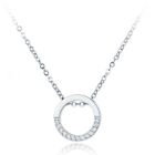 Dames ketting Edelstaal Cilla Jewels Zircon Circle