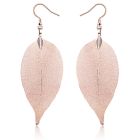 Dames oorhangers Blad oorbellen Leaf Rose
