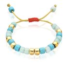 Deja Beads Blauw Mix en Goud