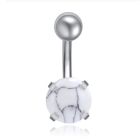Edelstaal Navelpiercing LGT JWLS - Howliet & Zilver