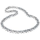LGT Jewels koningsketting Heren Edelstaal Zilverkleurig - 55cm