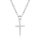 Elenza Zilveren Ketting met Klassiek Kruis in 925 Sterling Zilver
