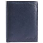Excellanc heren portemonnee leer Billfold Blauw