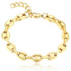 Goudkleurige Armband van Edelstaal met Schakels