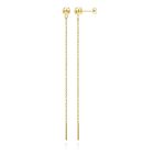Goudkleurige Ketting Oorbellen Dames van Edelstaal - 100mm