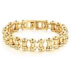 Heren armband Edelstaal Biker Chain Goudkleurig