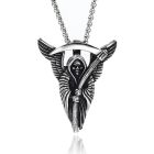 Heren ketting Magere Hein Zilverkleurig Edelstaal