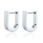 Heren Oorbellen LGT JWLS Geometric shape 1 - Zilver