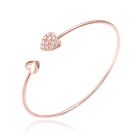 LGT JWLS Bangle Armband met Harten - RosÃ© Gouden Coating