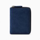 LGT JWLS Blauwe Unisex Pasjeshouder met Rits van PU Leer