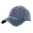 LGT JWLS Effen Baseball Cap met Faded Look - Donker Blauw