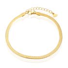 LGT JWLS Enkelband Herringbone Goud - 4mm