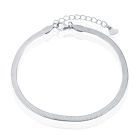 LGT JWLS Enkelband Herringbone Zilver - 4mm