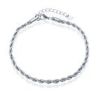 LGT JWLS Enkelband Rope Zilver - 4mm