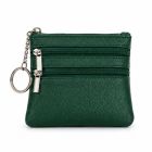 LGT JWLS Groene Kleine Dames Portemonnee met Ritsen en Sleutelring