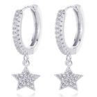 LGT JWLS Oorringen met Ster Hanger - Star Silver
