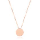 LGT Jewels Dames ketting Munt hanger Rose